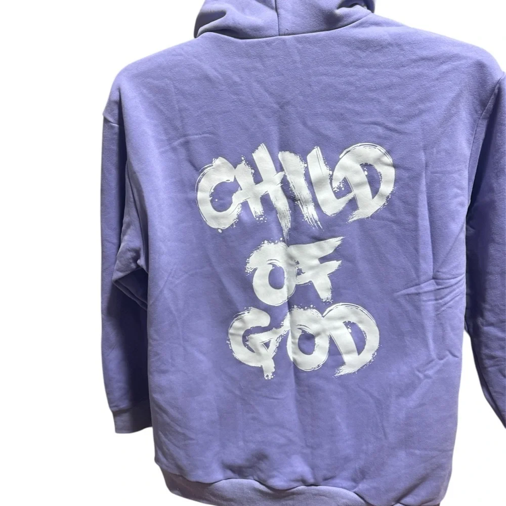 Upcycled Faith Hoodie - Picture 2 of 4